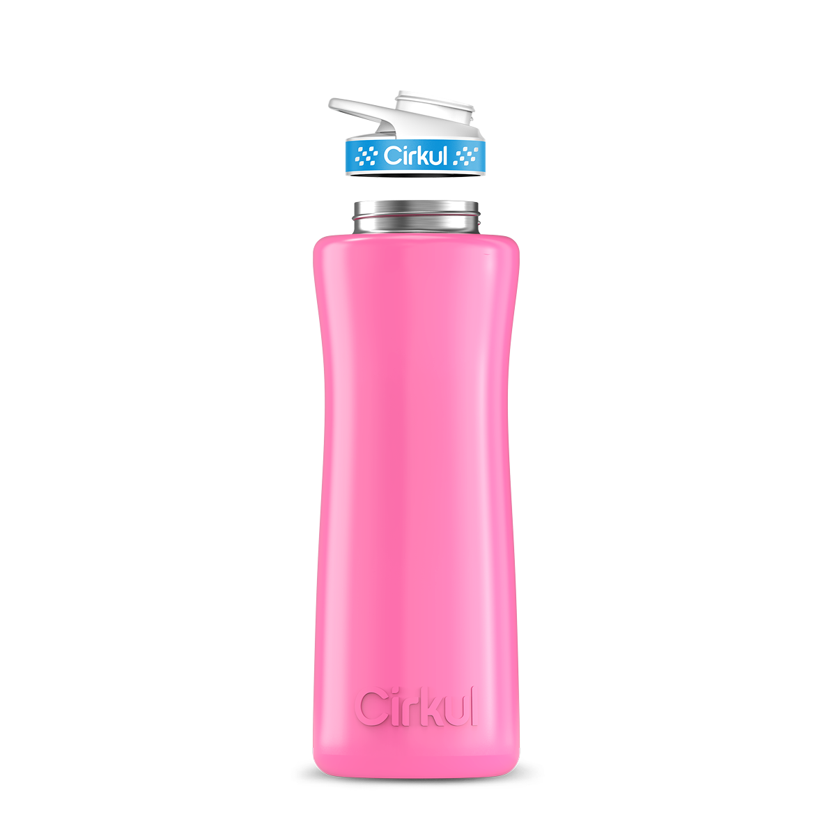 42oz. Stainless Steel Bottle & Comfort Grip Lid - US 9329