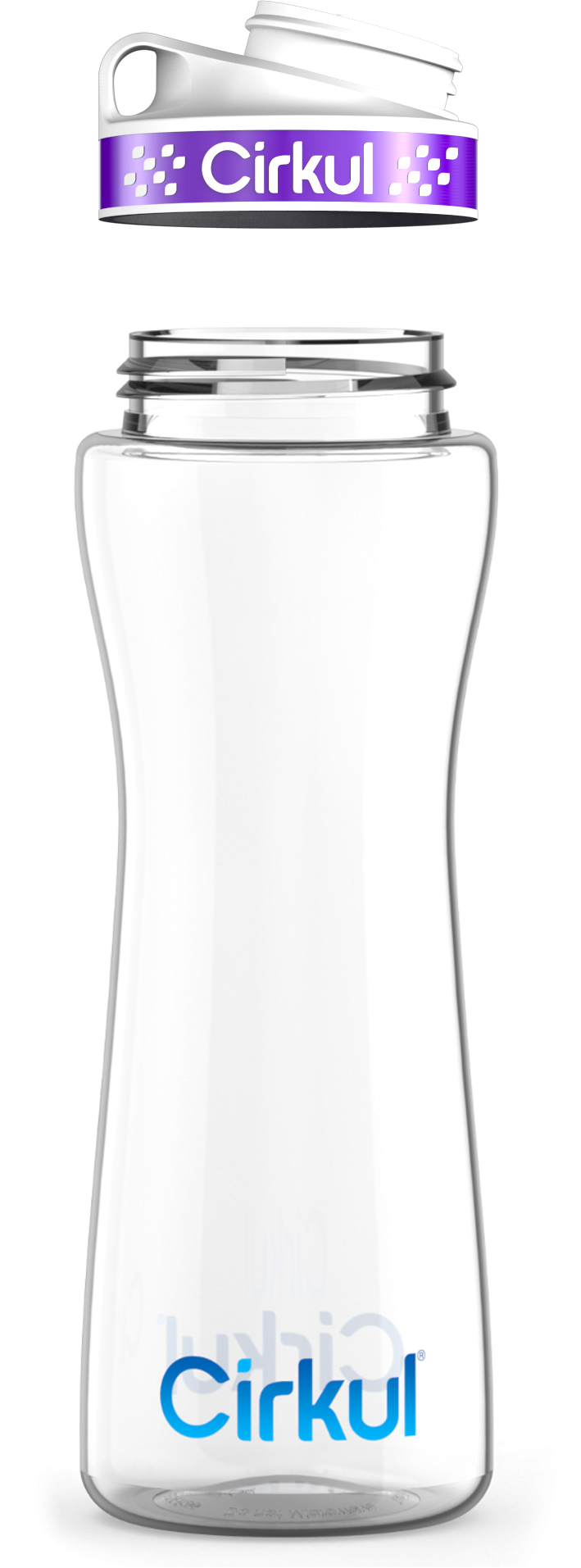 Custom 22oz. Plastic Bottle & Comfort Grip Lid - US 8808