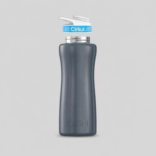 32oz. Stainless Steel Bottle & Comfort Grip Lid - US 1896