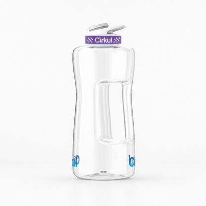 62oz. Plastic Bottle & Comfort Grip Lid - US 3077