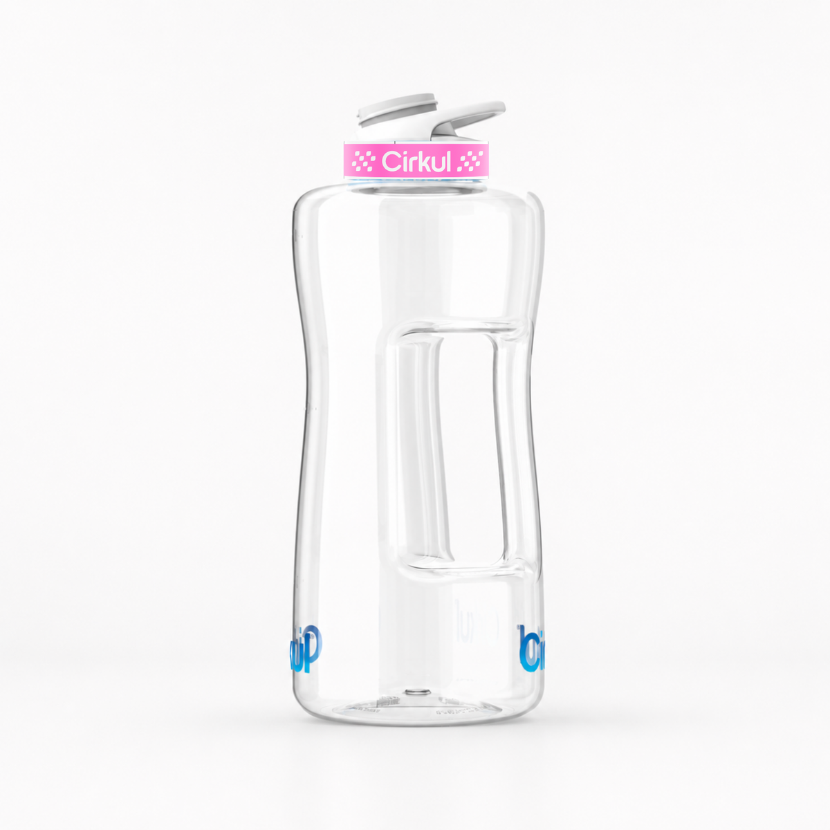 62oz. Plastic Bottle & Comfort Grip Lid - US 3537