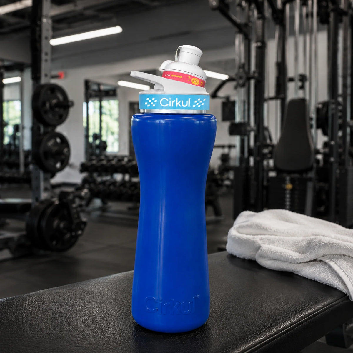 22oz. Stainless Steel Bottle & Comfort Grip Lid - US 6649