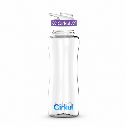 32oz. Plastic Bottle & Comfort Grip Lid - US 2714
