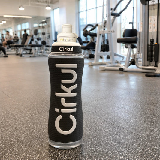 32oz. Grip Squeeze® Plastic Bottle & Sport Lid - US 1254