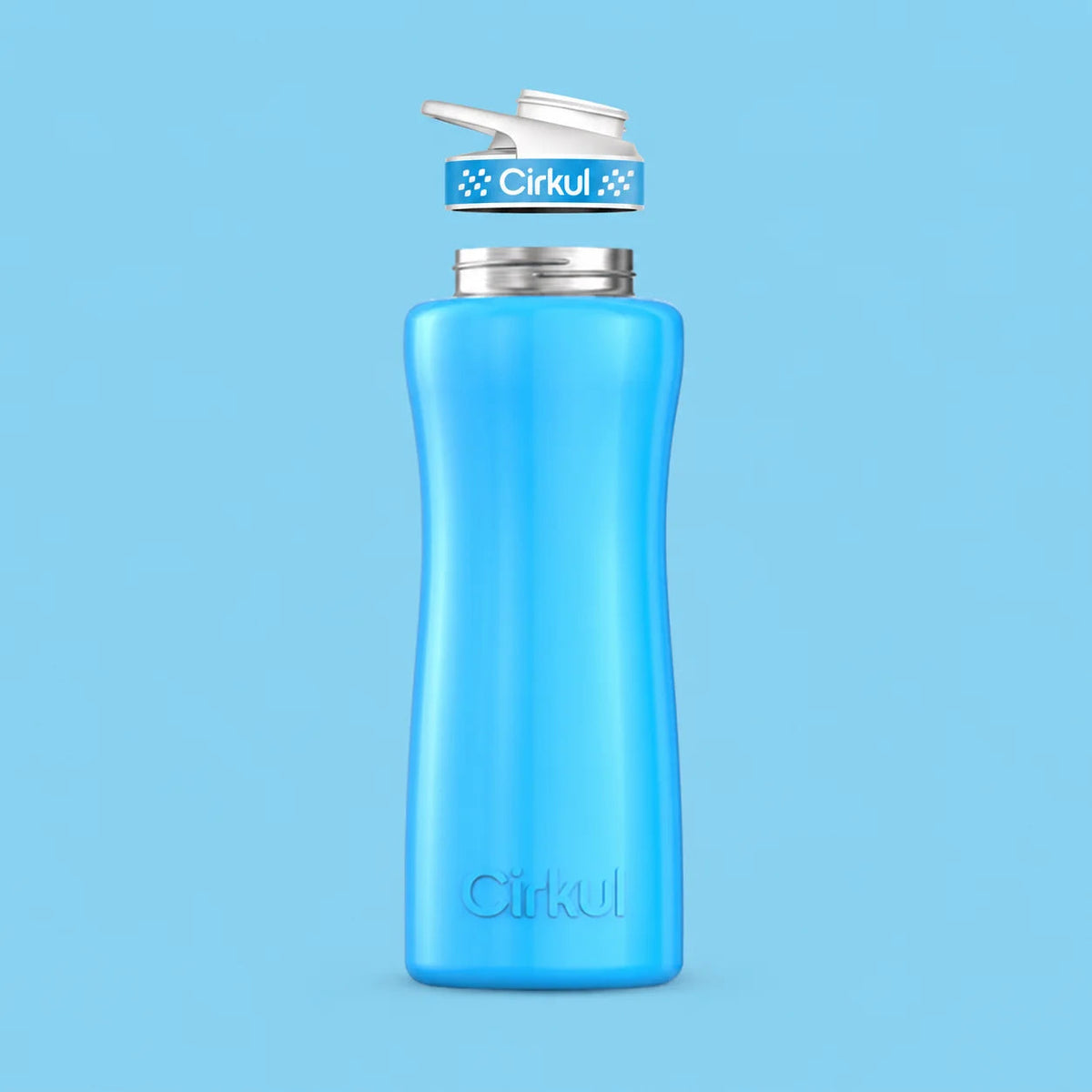 32oz. Stainless Steel Bottle & Comfort Grip Lid - US 9449