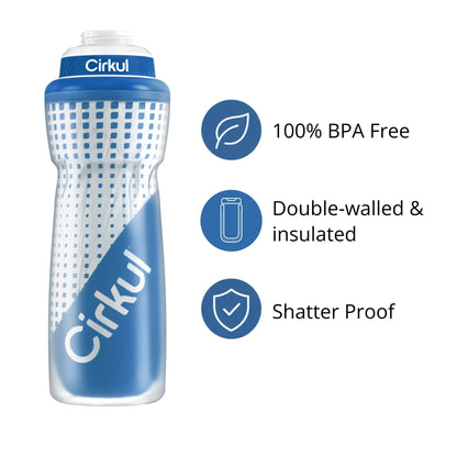 32oz. Insulated Squeeze® Plastic Bottle & Sport Lid - US 3274