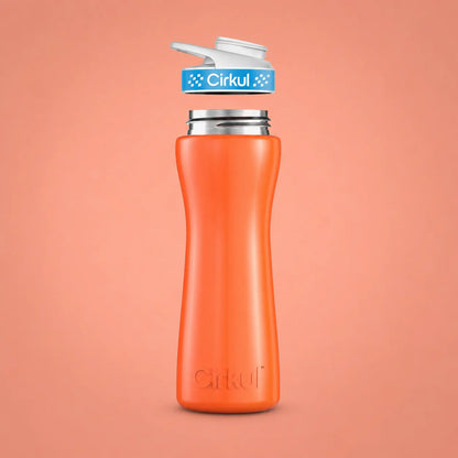 22oz. Stainless Steel Bottle & Comfort Grip Lid - US 0749