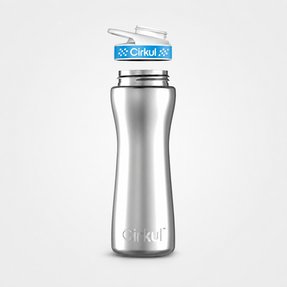 22oz. Stainless Steel Bottle & Comfort Grip Lid - US 4356