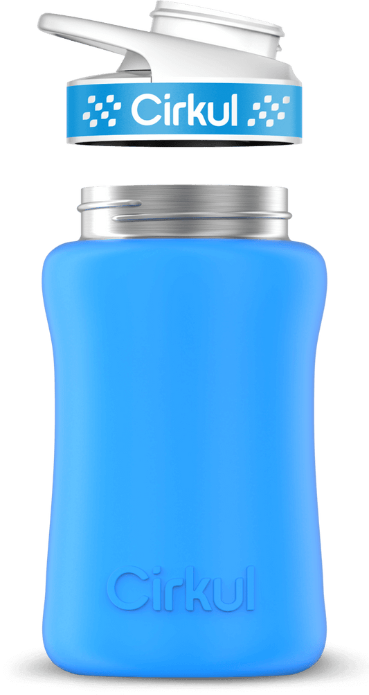 Custom 12oz. Stainless Steel Bottle & Comfort Grip Lid - US 7113