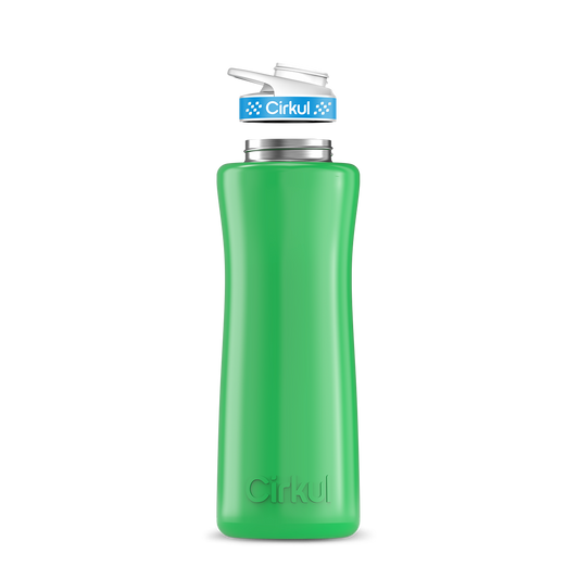 42oz. Stainless Steel Bottle & Comfort Grip Lid - US 3275