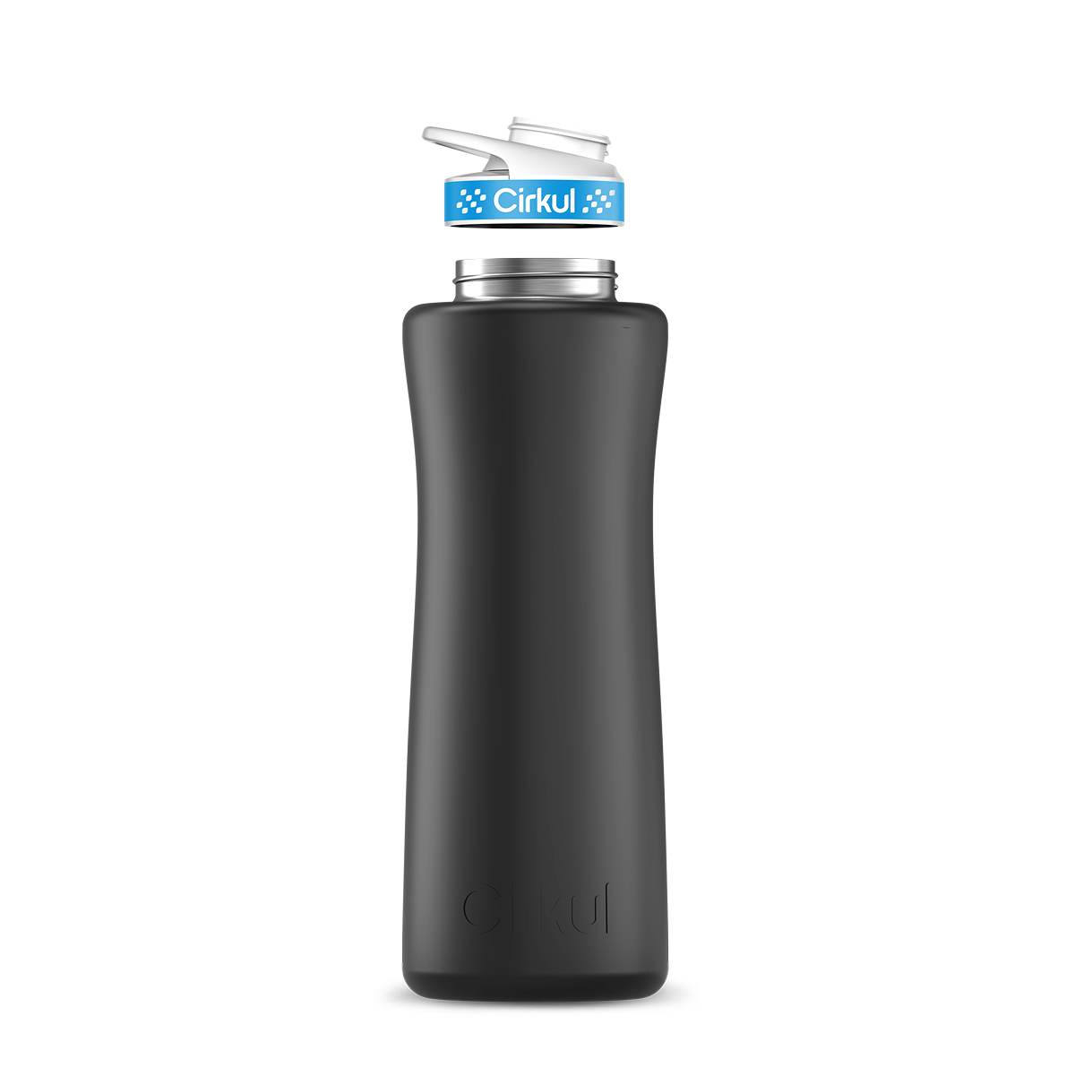 42oz. Stainless Steel Bottle & Comfort Grip Lid - US 2206