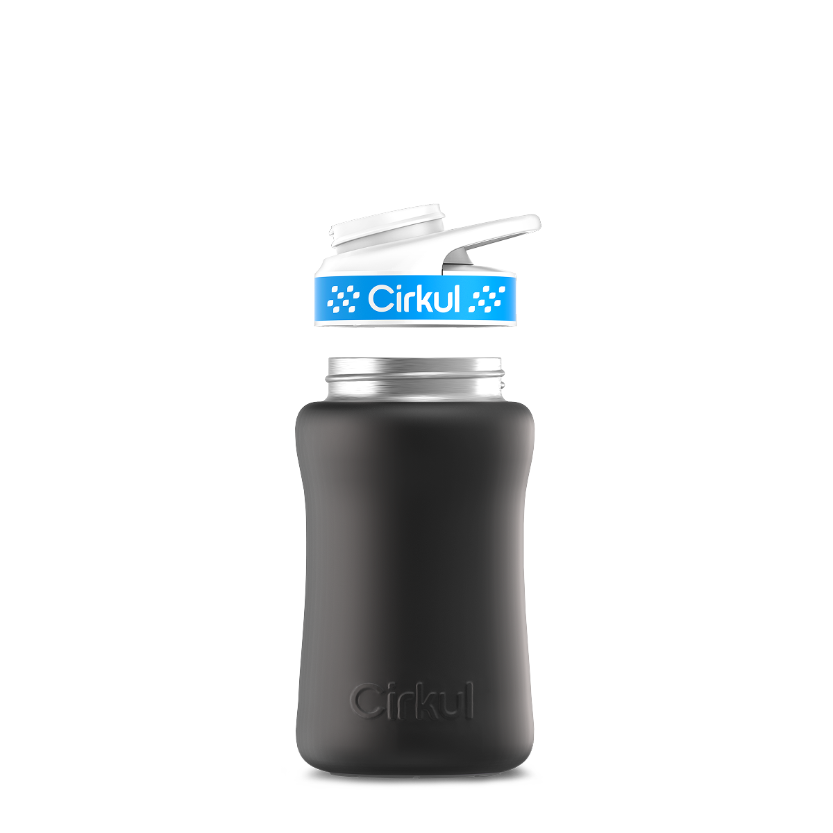 12oz. Stainless Steel Bottle & Comfort Grip Lid - US 6867