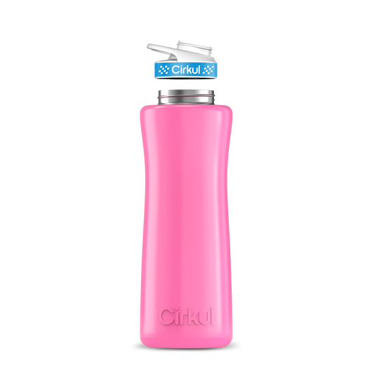 42oz. Stainless Steel Bottle & Comfort Grip Lid - US 9329