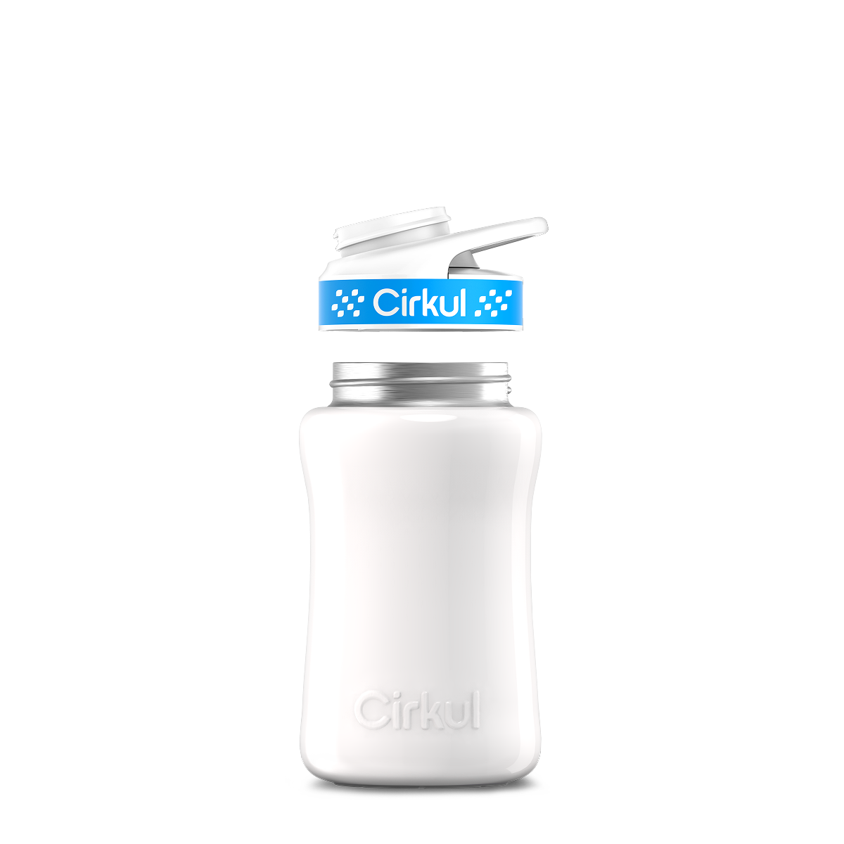 12oz. Stainless Steel Bottle & Comfort Grip Lid - US 9585