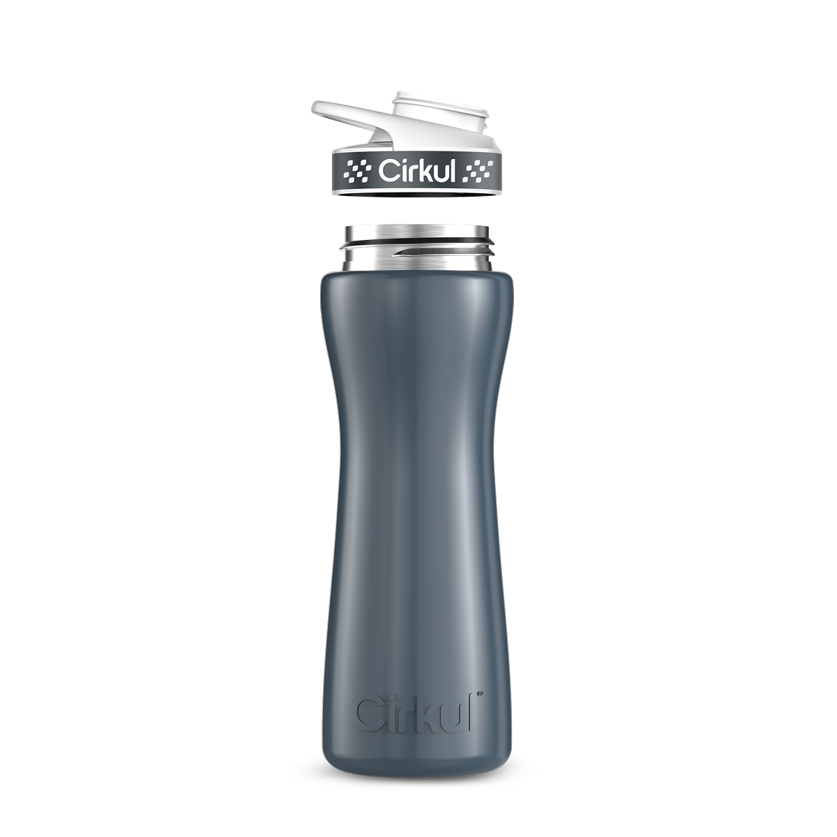 Custom 22oz. Stainless Steel Bottle & Comfort Grip Lid - US 4062