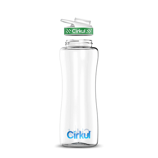 Custom 32oz. Plastic Bottle & Comfort Grip Lid - US 0466
