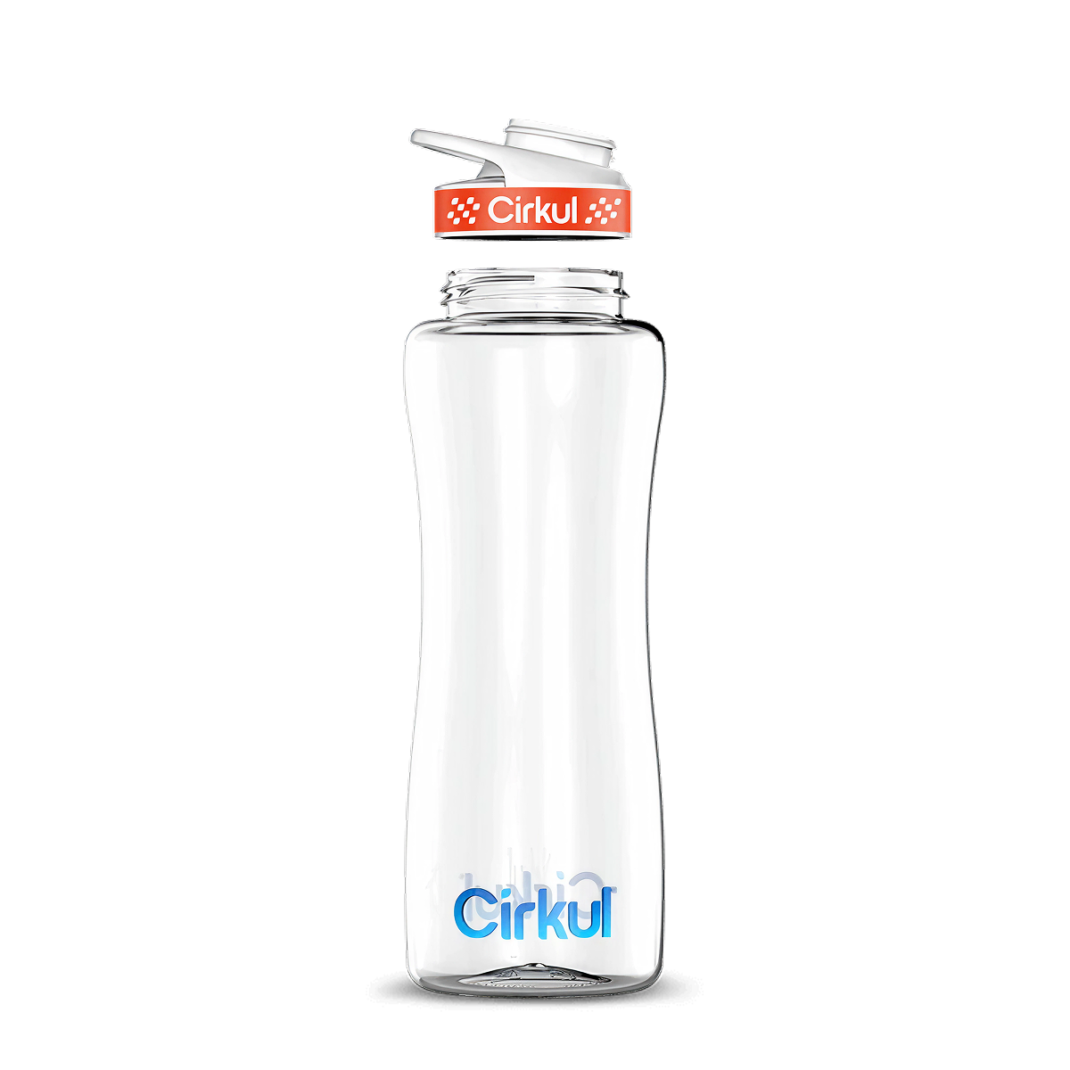 Custom 32oz. Plastic Bottle & Comfort Grip Lid - US 1389