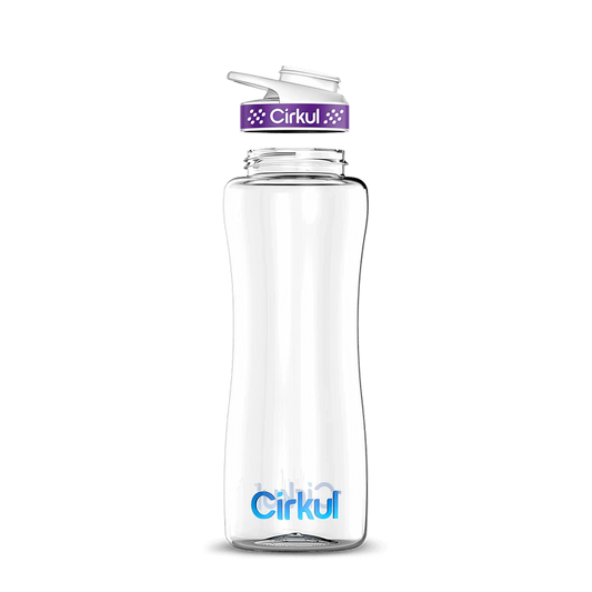 Custom 32oz. Plastic Bottle & Comfort Grip Lid - US 4435