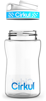Custom 12oz. Plastic Bottle & Comfort Grip Lid - US 7477