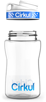 Custom 12oz. Plastic Bottle & Comfort Grip Lid - US 0446