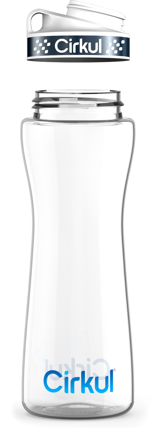 Custom 22oz. Plastic Bottle & Comfort Grip Lid - US 7339