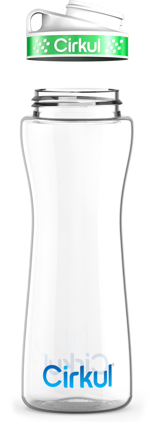 Custom 22oz. Plastic Bottle & Comfort Grip Lid - US 2593